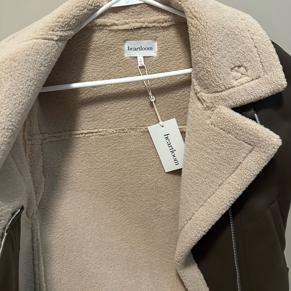 Heartloom Revolve Xander Faux Leather Vest in Coco - Picture 4 of 6